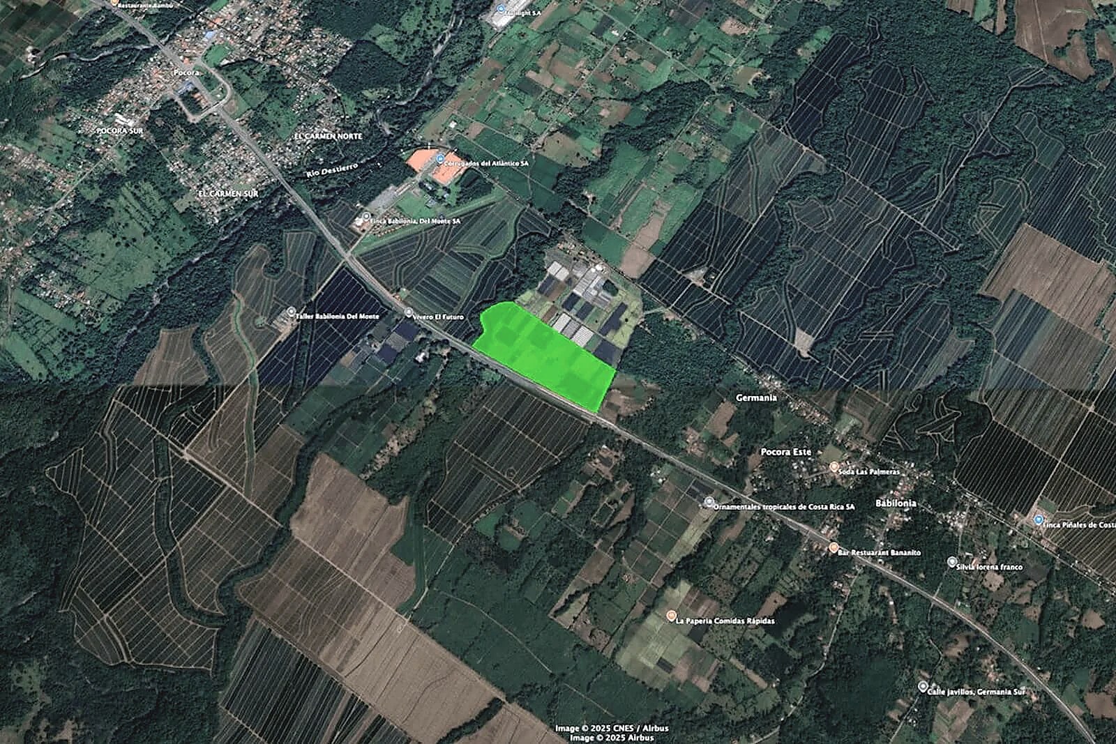 Investment and Development Land on Route 32, Siquirres, foto 5 of 14, Germania, Siquirres, Costa Rica
